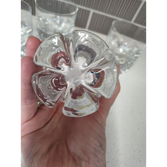 Kosta Boda Old Fashioned Rocky set of 4 -  5 ounce drinking glasses vintage